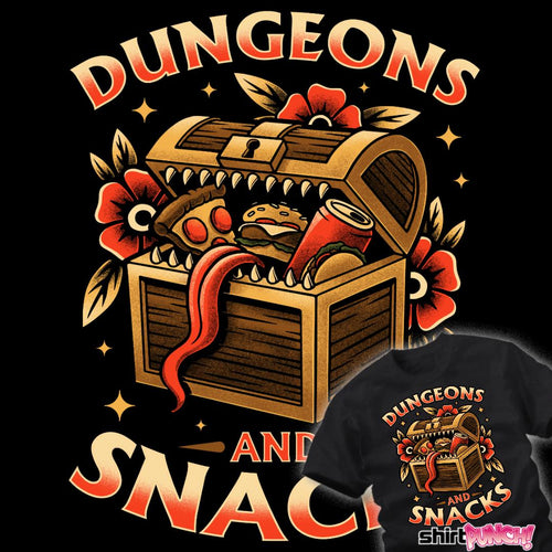 ShirtPunch Dungeons And Snacks