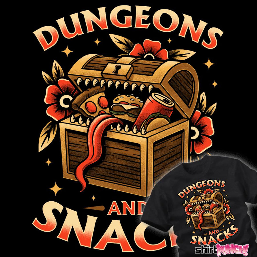 ShirtPunch Dungeons And Snacks