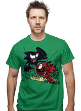 ShirtPunch Echidna VS Hedgehog, view 2
