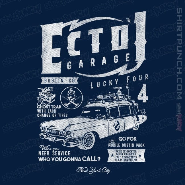 ShirtPunch ECTO-1 Garage