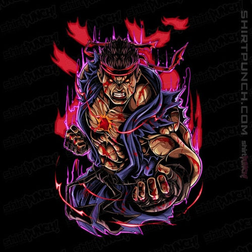ShirtPunch Evil Ryu Fighter