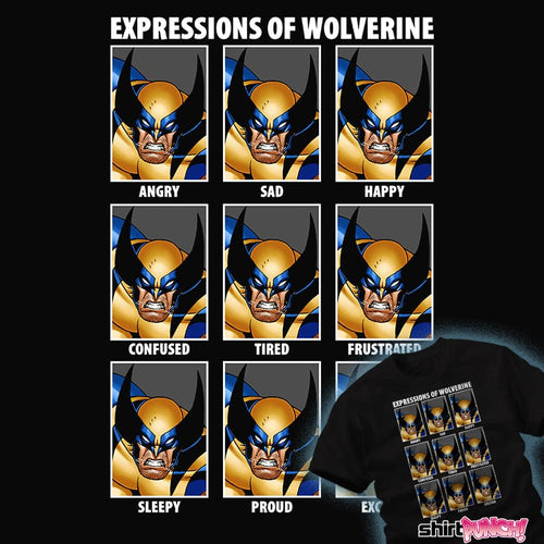 ShirtPunch Expressions Of Wolverine