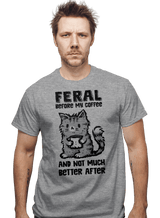 ShirtPunch Feral Before Coffee, view 2
