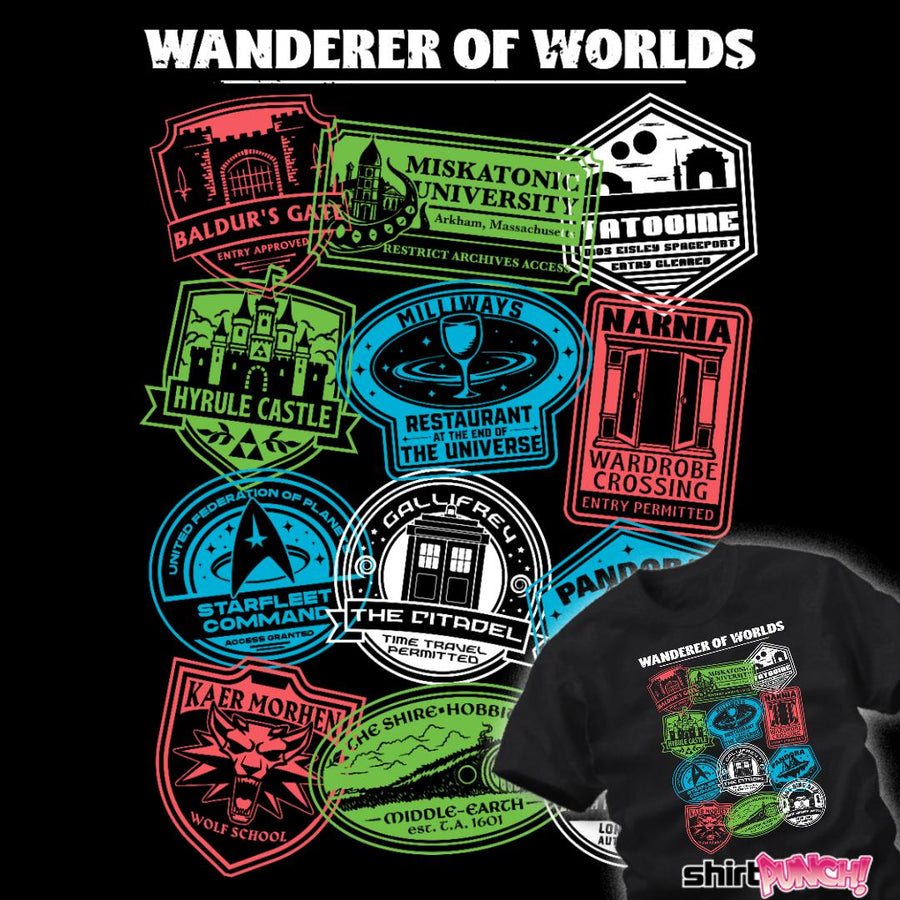 ShirtPunch Geek Travel Stamp