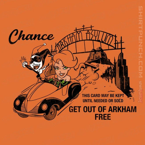 ShirtPunch Get Out Of Arkham Card