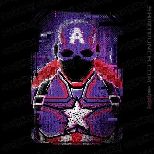 ShirtPunch Glitch Captain America