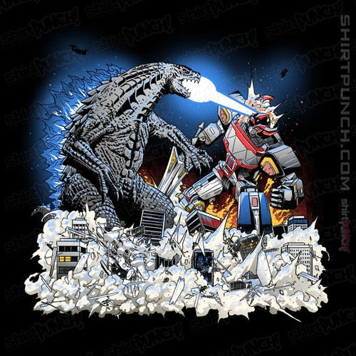 ShirtPunch Godzilla VS Megazord