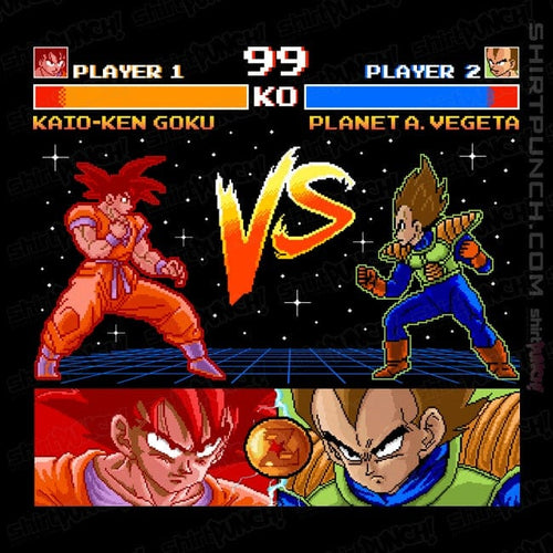 ShirtPunch Goku VS Vegeta Alternate Version