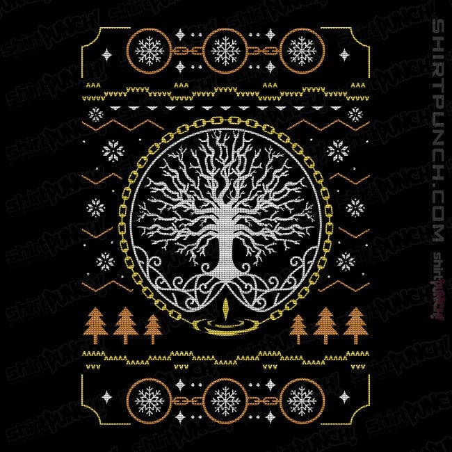 ShirtPunch Grace Golden Tree Ugly Sweater