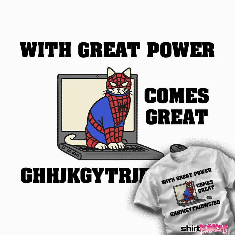 ShirtPunch Great Power Cat