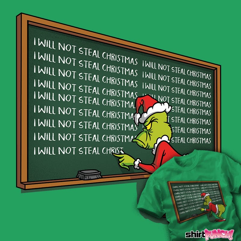 ShirtPunch Grinch Detention