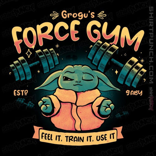 ShirtPunch Grogu Force Gym