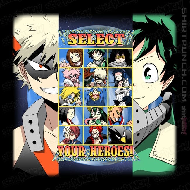 ShirtPunch Hero Select