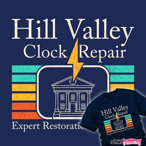 ShirtPunch Hill Valley Clock Repair