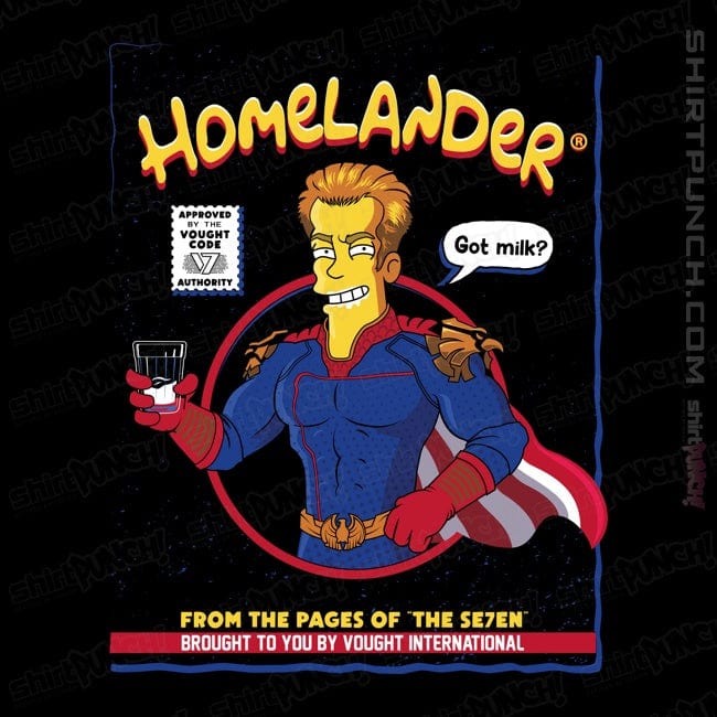 ShirtPunch homelander milk