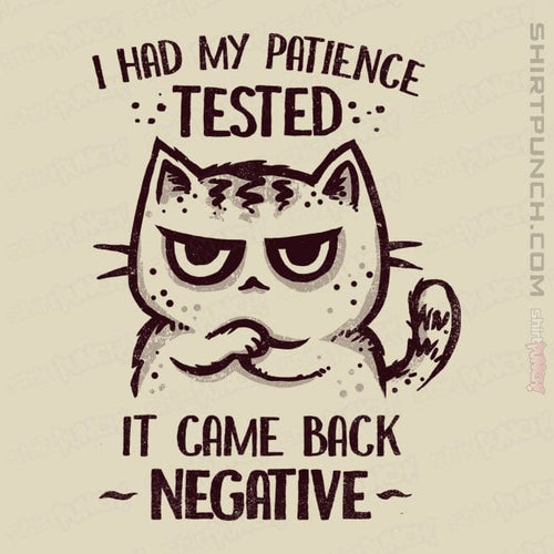 ShirtPunch I had my patience tested