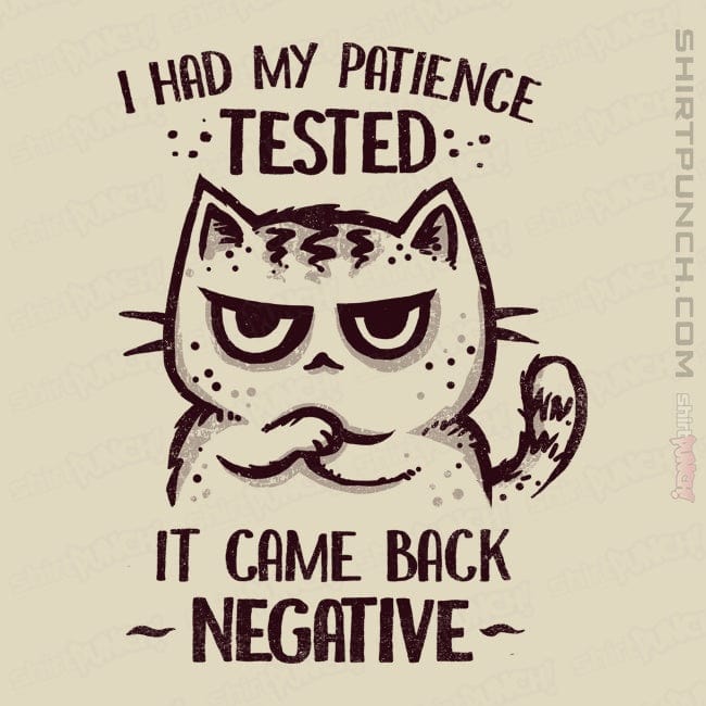 ShirtPunch I had my patience tested