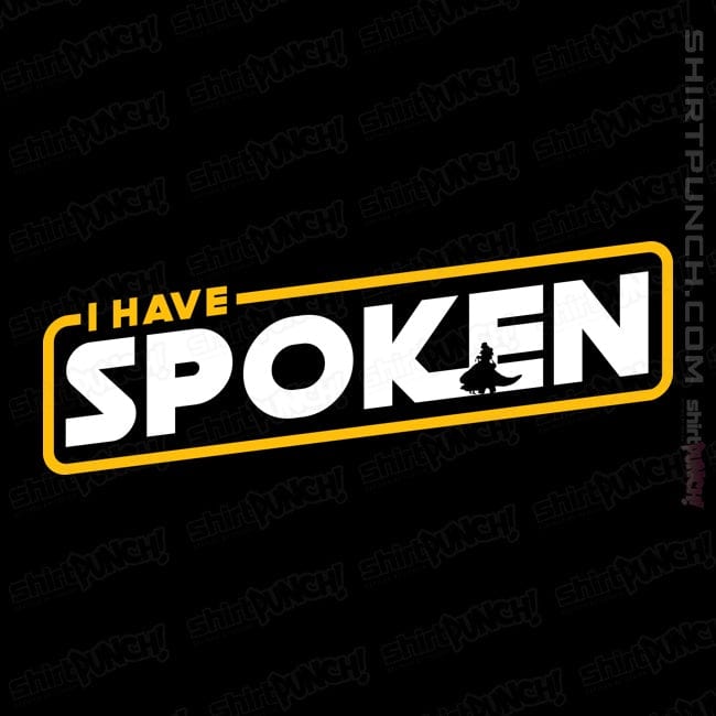 ShirtPunch I Have Spoken Logo