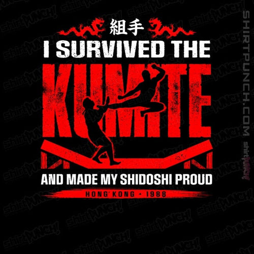 ShirtPunch I Survived The Kumite
