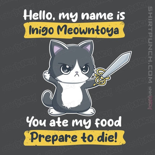 ShirtPunch Inigo Meowntoya