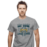 ShirtPunch Innie Loves Coffee, view 2