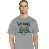 ShirtPunch Innie Loves Coffee, view 4