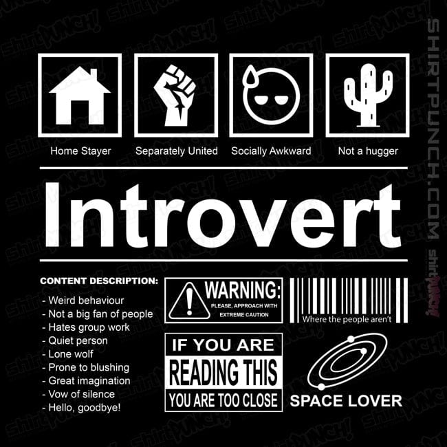 ShirtPunch Introvert Label