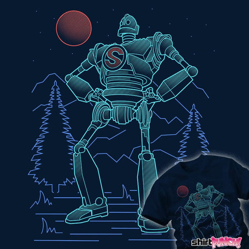 ShirtPunch Iron Giant Neon Art