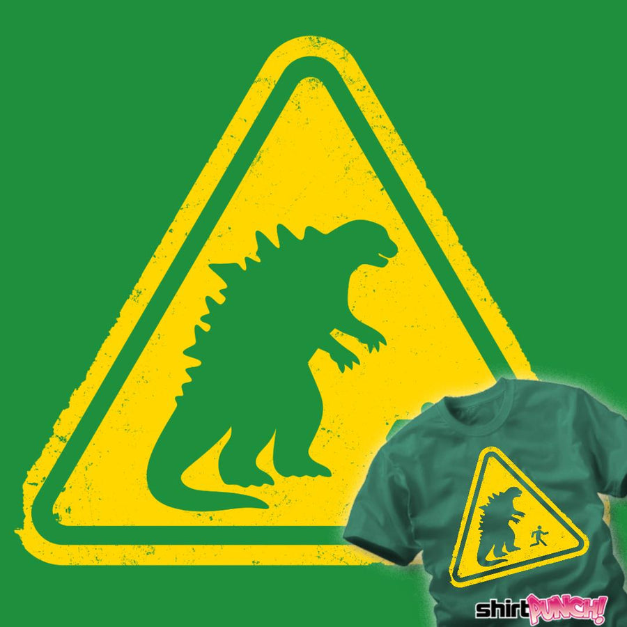 ShirtPunch Kaiju Warning