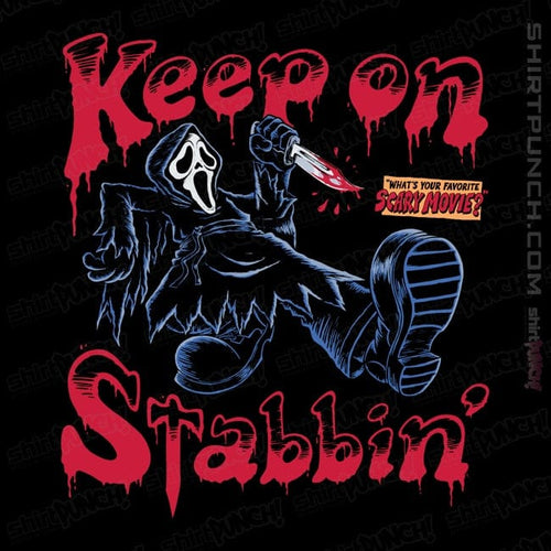 ShirtPunch Keep On Stabbin' Ghost