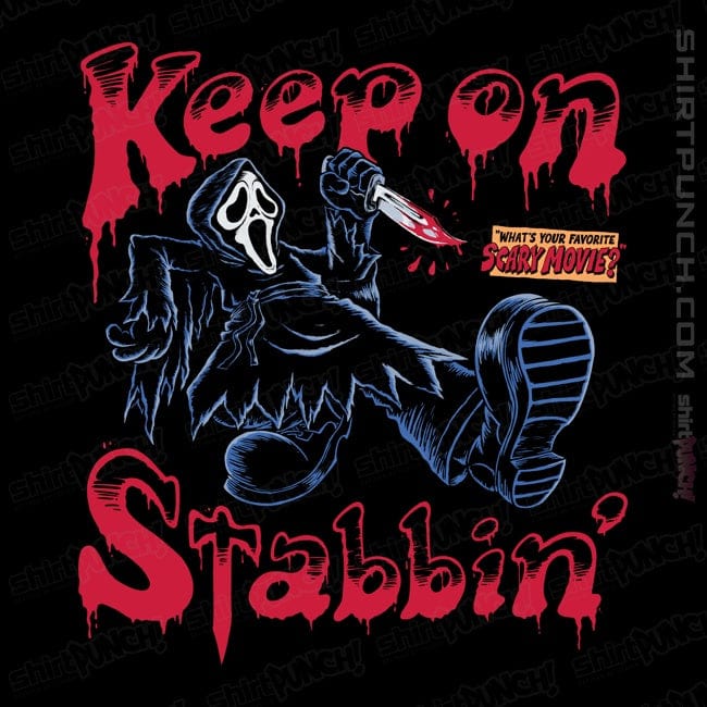 ShirtPunch Keep On Stabbin' Ghost