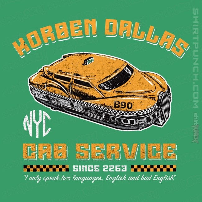 ShirtPunch Korben Dallas Taxi Service