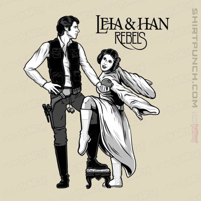 ShirtPunch Leia & Han Rebels