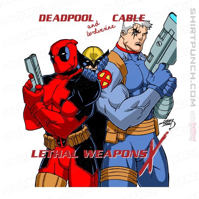 ShirtPunch Lethal Weapons X