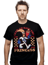 ShirtPunch Let's Go Save The Princess, view 2