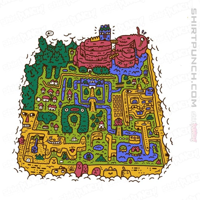 ShirtPunch Light World Map