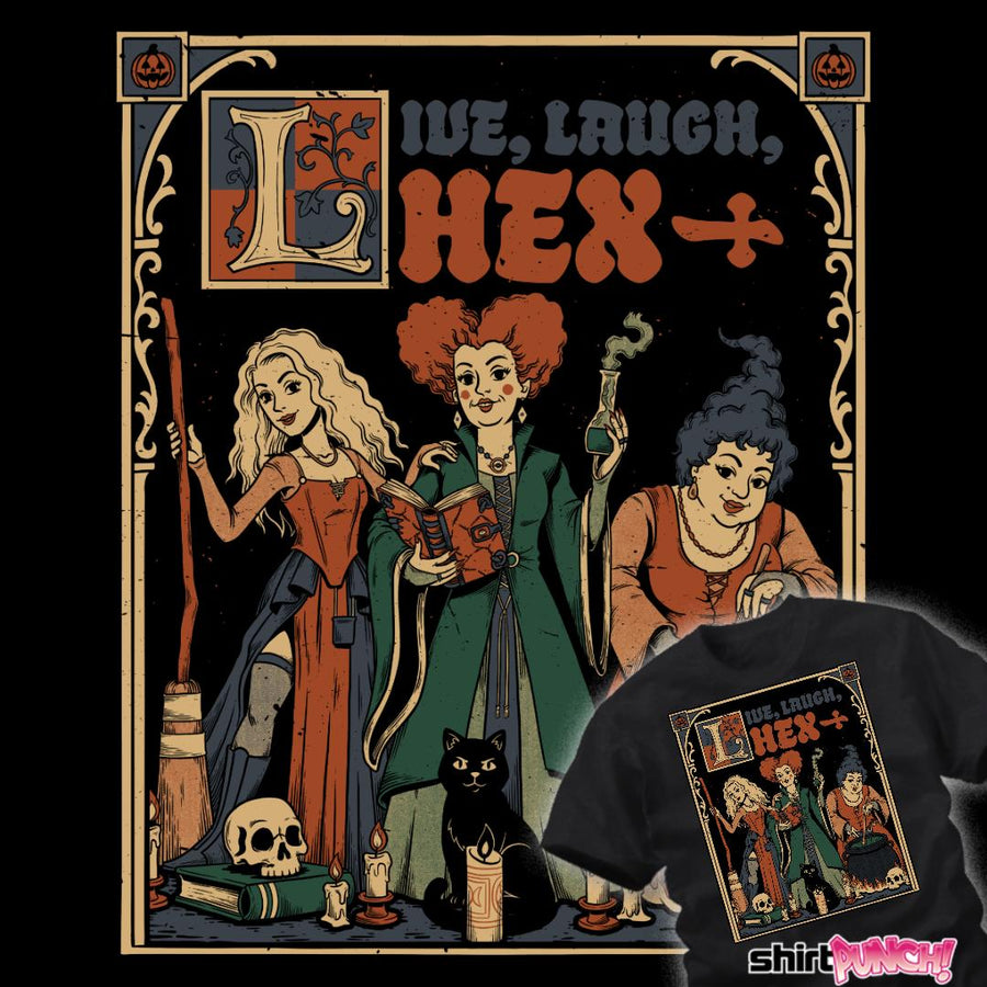 ShirtPunch Live Laugh Hex