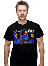 ShirtPunch Live Laugh Love Skeletor, view 2