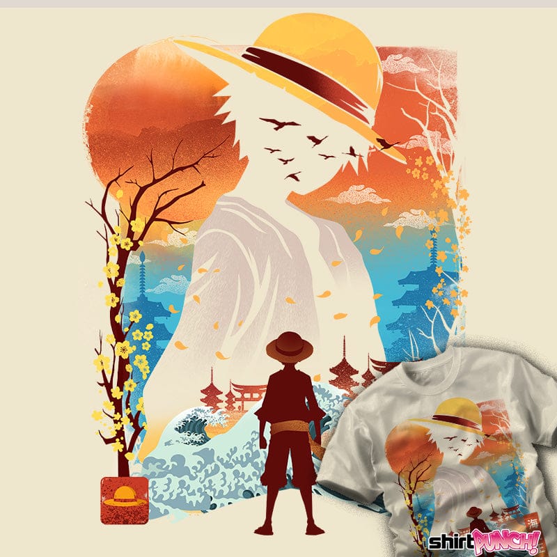 ShirtPunch Luffy Ukiyo-e