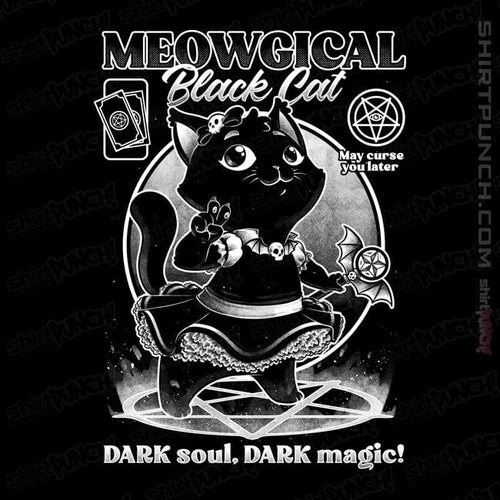 ShirtPunch Magical Black Cat Girl