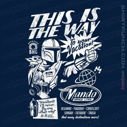 ShirtPunch Mando Space Lines