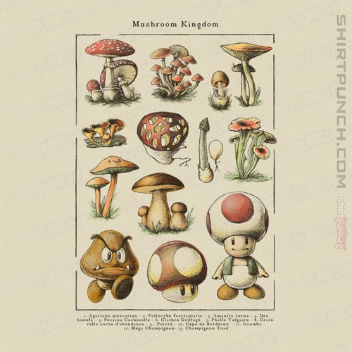 ShirtPunch Mario Mushrooms