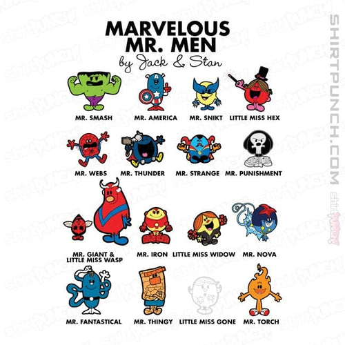 ShirtPunch Marvelous Mr. Men