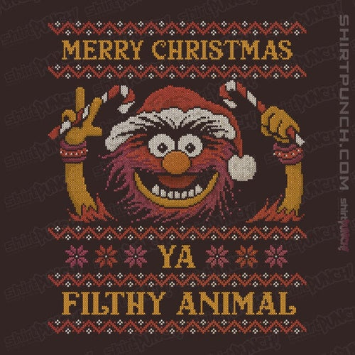 ShirtPunch Merry Christmas Filthy Animal