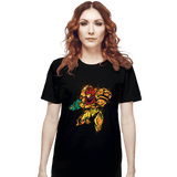 ShirtPunch Metroid - Galactic Bounty Hunter, view 2