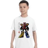 ShirtPunch Mighty Morphin Megazord Sumi-e, view 3