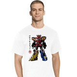 ShirtPunch Mighty Morphin Megazord Sumi-e, view 4