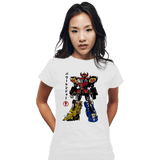 ShirtPunch Mighty Morphin Megazord Sumi-e, view 6