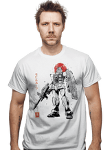 ShirtPunch Mobile Suit Sumi-E, view 2