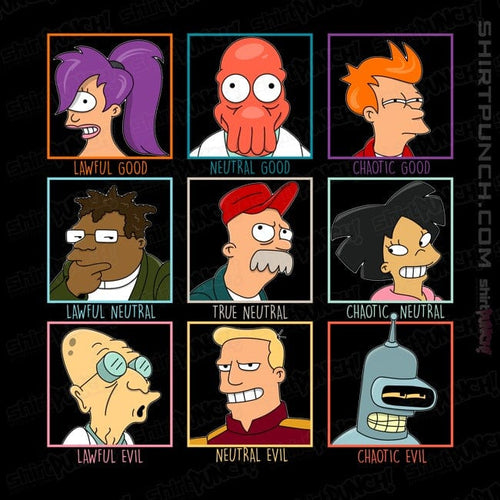 ShirtPunch Moral Alignment Chart